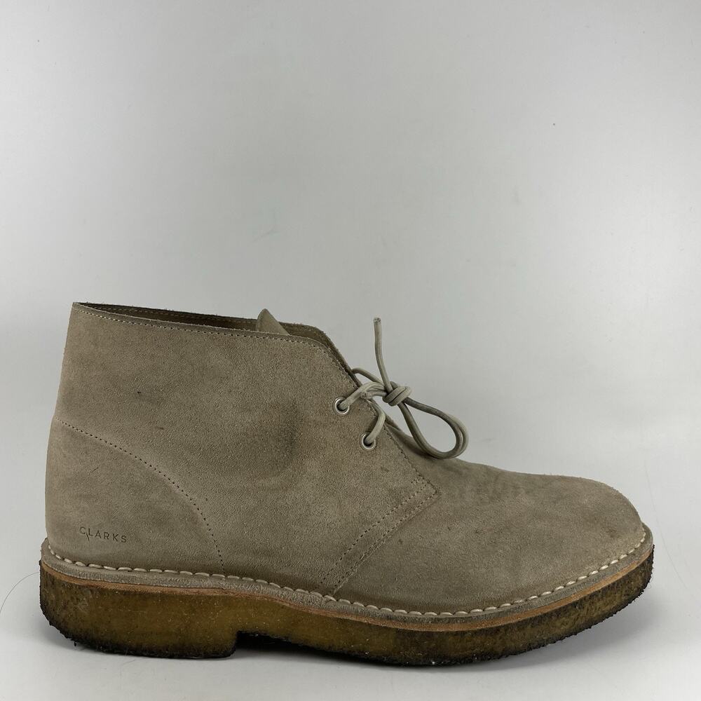 Clarks Originals Desert Boots Suede Ankle Chukka Shoes Mens Size 10 Sand
